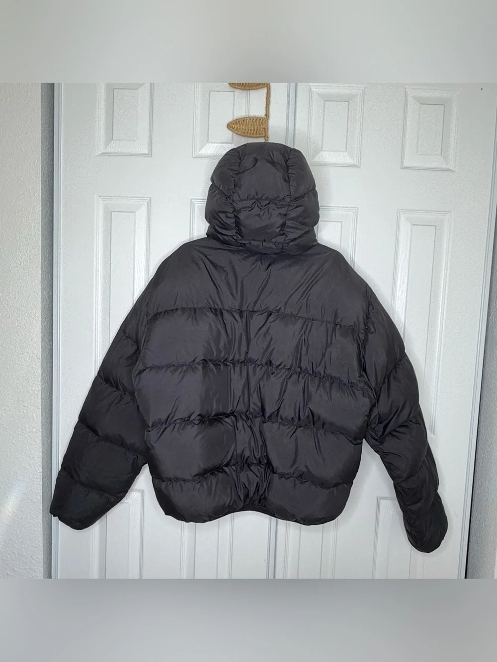 Vintage Polo Sport Ralph Lauren Black Down Puffer Jacket Hooded Men’s XL